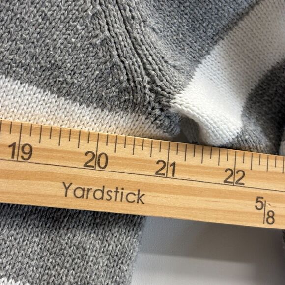 Vintage Boston Proper Striped Box Sweater Women Medium Preppy‎ Hipster Coastal - Picture 5 of 9